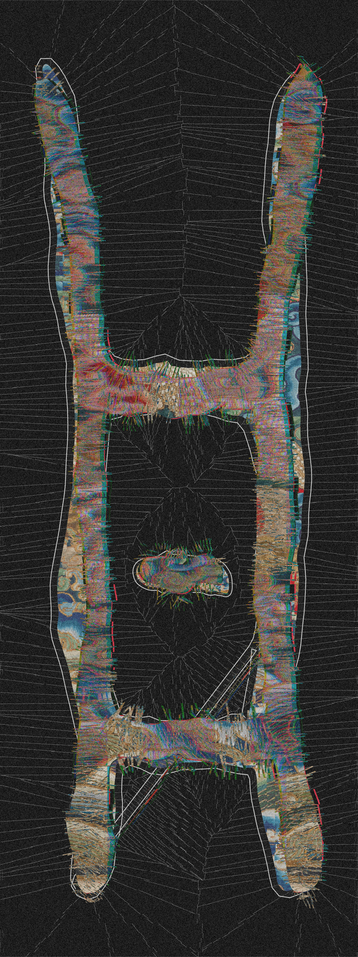 Images of the final outputs of Xie's algorithm